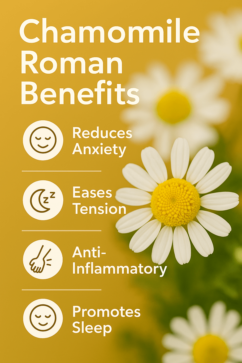 Chamomile Roman Pure Essential Oil - Delune
