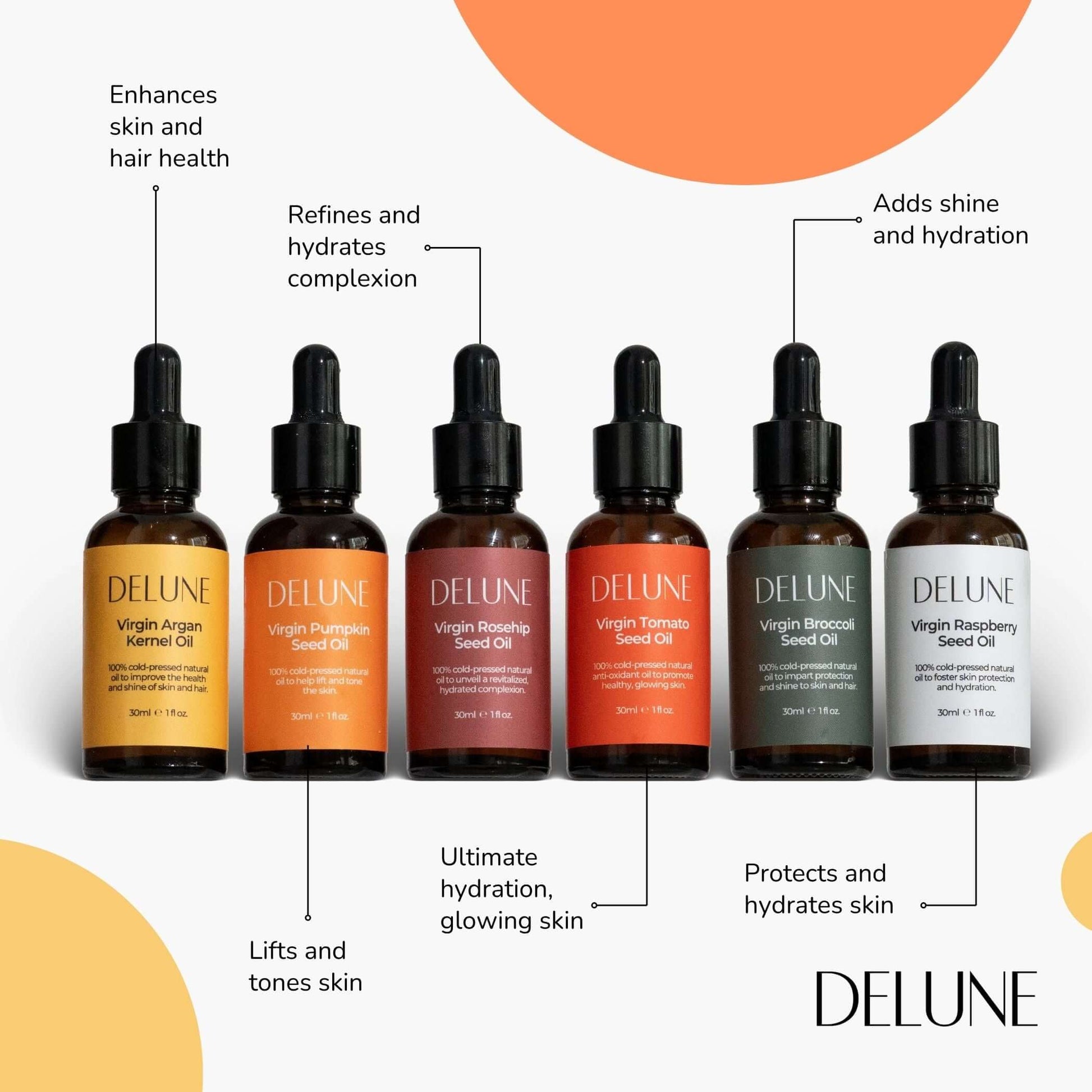 Virgin Argan Kernel Oil - Delune 
